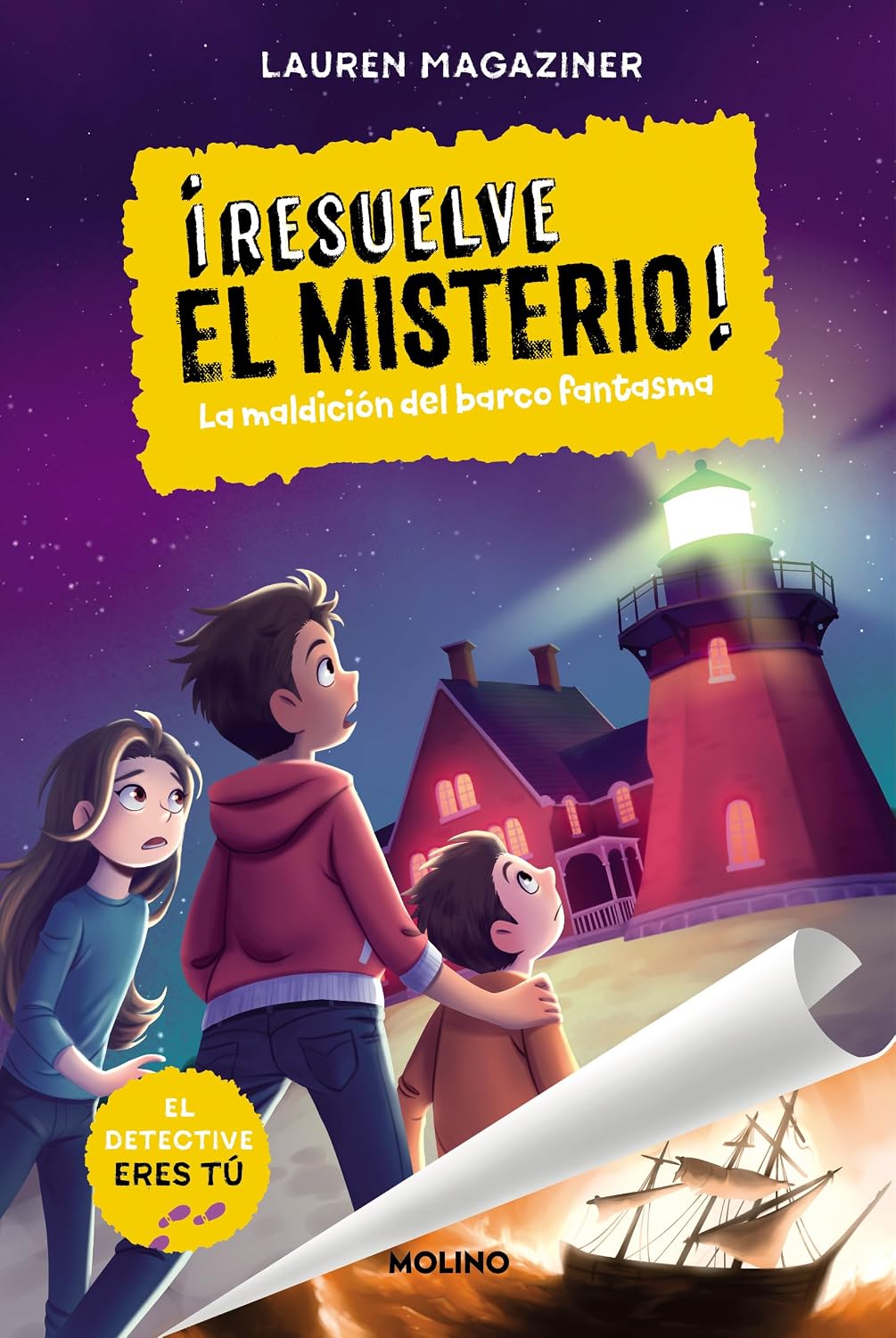 Portada de Resuelve el misterio 5 — La maldición del barco fantasma