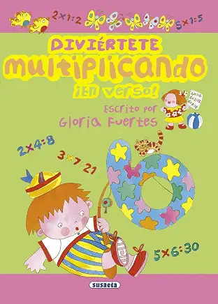 Portada de Diviértete multiplicando con Gloria Fuertes