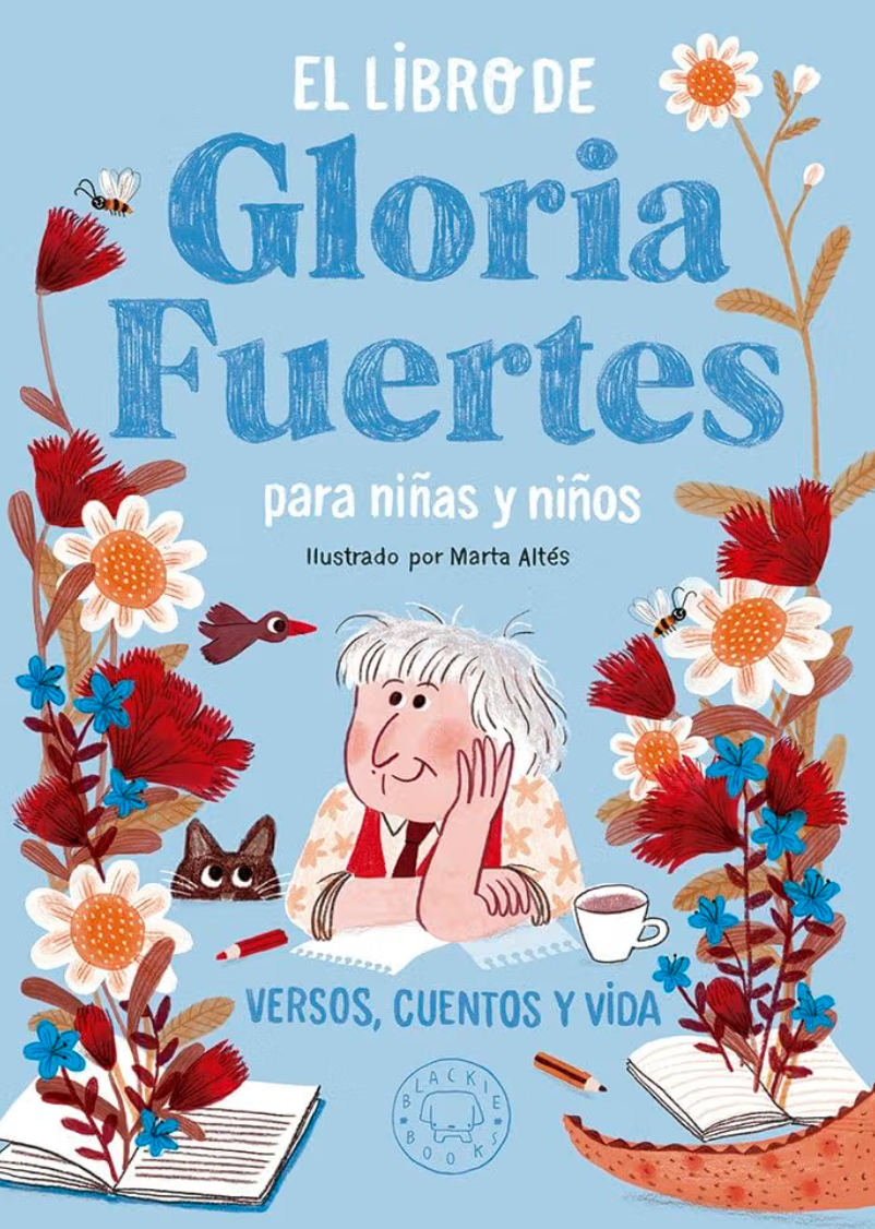 Portada de El libro de Gloria Fuertes para niñas y niños: versos, cuentos y vida