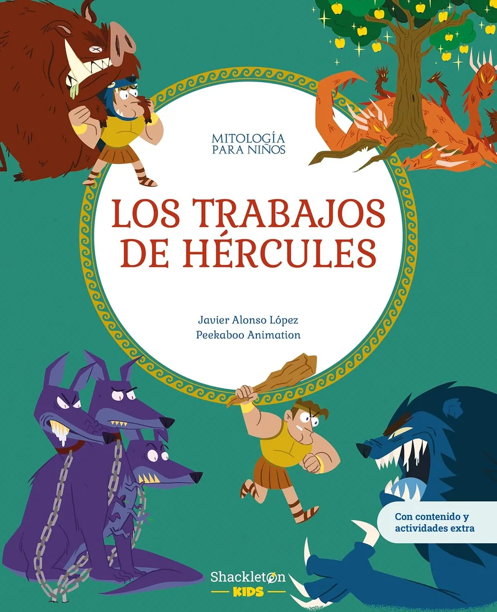 Portada de Los trabajos de Hércules