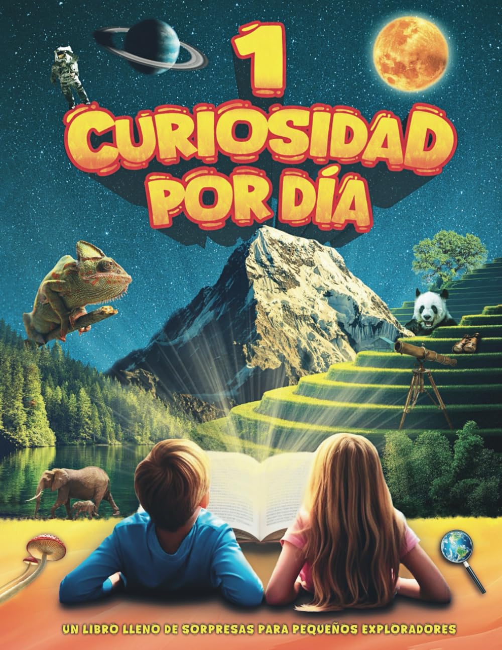 Portada de 1 curiosidad por día — Para adultos exploradores