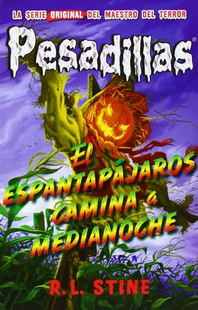 Portada de Pesadillas: El espantapájaros camina a medianoche