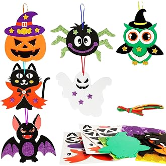 Portada de Adornos colgantes de Halloween