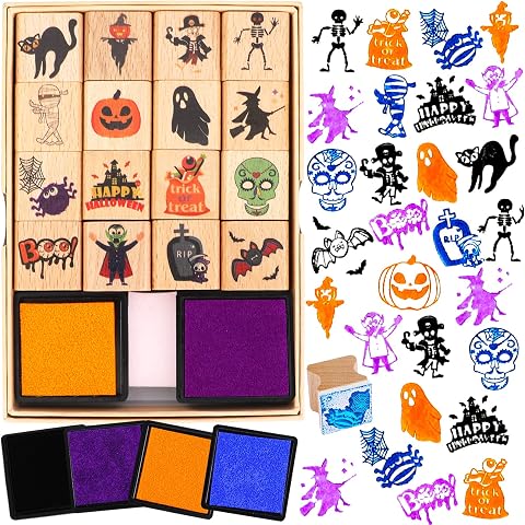 Portada de Kit de sellos y dibujos de Halloween