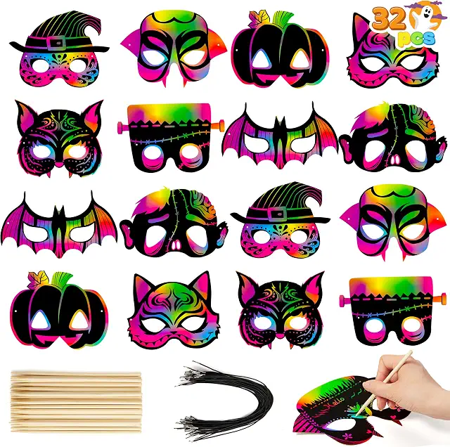 Portada de Máscaras de Halloween para decorar