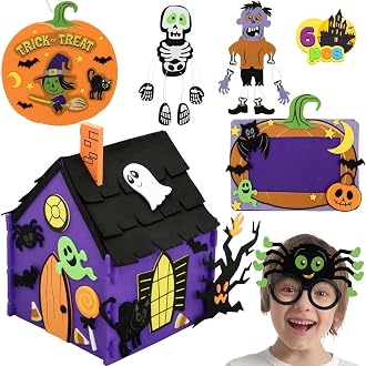 Portada de Kit de casa encantada y figuras de Halloween
